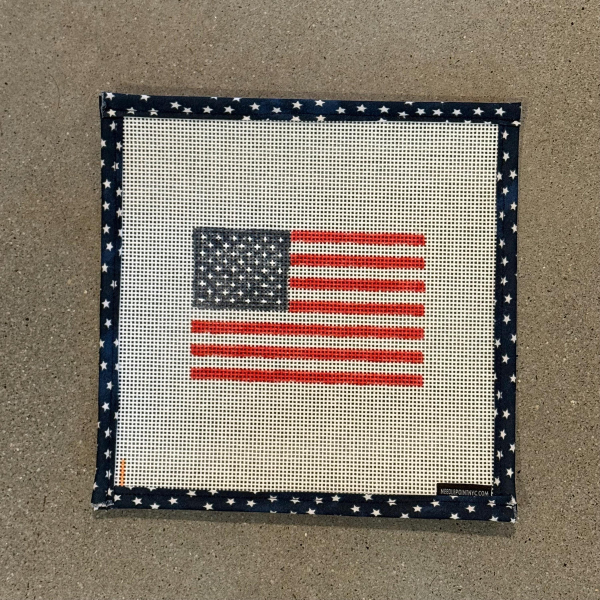American Flag Needlepoint Canvas