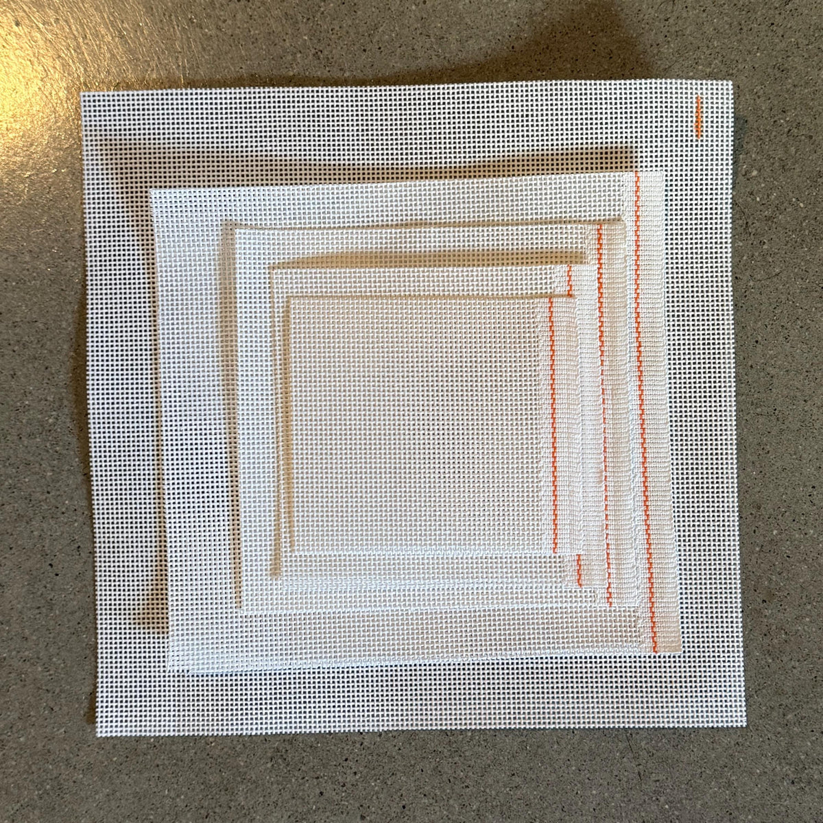 18 Mesh Blank Needlepoint Canvas
