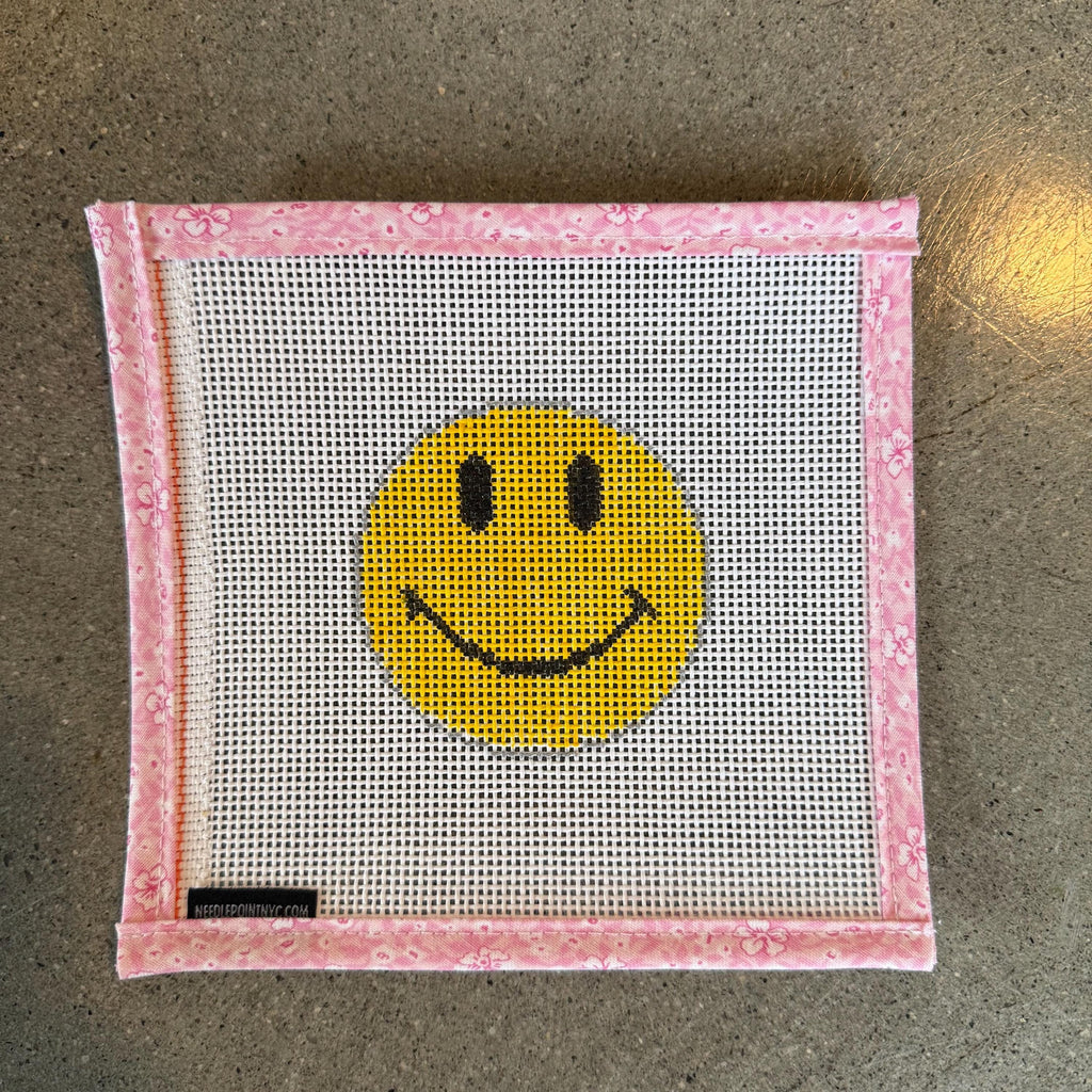 Smiley Face Needlepoint Canvas