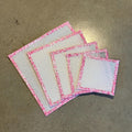 13 Mesh Canvas with Pink Floral Binding