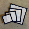 18 Mesh Canvas with Navy Star Binding