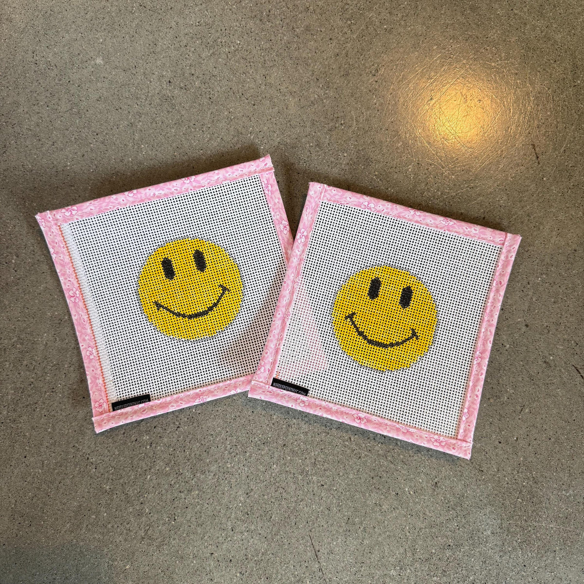 Smiley Face Needlepoint Canvas