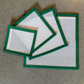 18 Mesh Canvas with Green Binding